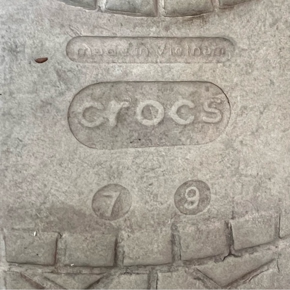 Crocs Pink Crocband Sequin Clogs Rainbow Sequins - Picture 10 of 10